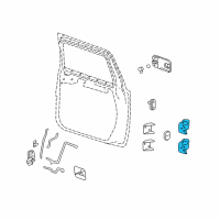 OEM 2008 Hummer H2 Hinge Diagram - 15134976