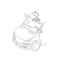OEM 2007 Dodge Sprinter 2500 Console-Overhead Diagram - 1RU10NCVAA