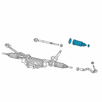 OEM 2022 Dodge Durango Steering Gear Diagram - 68303628AB