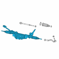 OEM 2018 Dodge Durango RACK AND PINION Diagram - 68499163AB