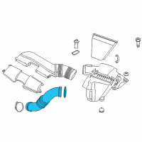 OEM BMW Air Duct With Air Resonator Diagram - 13-71-7-632-501