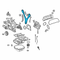 OEM 2012 Toyota Avalon Timing Chain Diagram - 13506-0P011