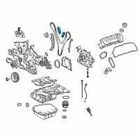 OEM 2016 Lexus GS450h Damper, Chain Vibration, NO.2 Diagram - 13562-0P010