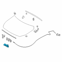 OEM Infiniti Switch Assy-Hood Diagram - 25362-5DA0B