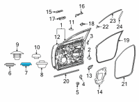 OEM 2022 Lexus NX350 Plug, Hole Diagram - 90950-01808