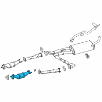 OEM 2018 Nissan NV1500 Three Way Catalytic Converter Diagram - 208A3-9CE0A