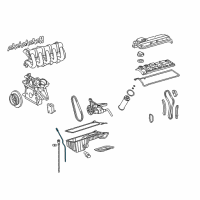 OEM Dodge Sprinter 2500 Tube-Engine Oil Indicator Diagram - 5117300AA