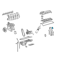 OEM Dodge Sprinter 2500 Guide-Timing Chain Diagram - 5080101AA