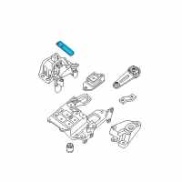 OEM 2009 Nissan Sentra Engine Mounting Stay, Right Diagram - 11237-ET000