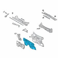 OEM 2021 Toyota RAV4 Panel Sub-Assembly, Dash Diagram - 55101-42250