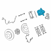 OEM 2020 Chrysler Voyager CALIPER-Disc Brake Diagram - 68318172AB