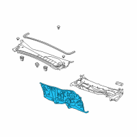 OEM Acura ZDX Dashboard Lower Cmp Diagram - 61500-SZN-A00ZZ