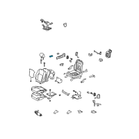 OEM 2006 Lexus IS250 Knob, Power Seat Switch (For Slide & Vertical) Diagram - 84921-0E050-B0