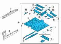 OEM Lincoln Corsair PAN ASY - FLOOR Diagram - LX6Z-7811135-E