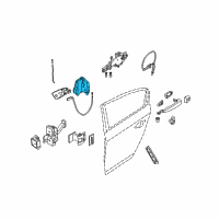 OEM 2012 BMW 328i xDrive Door Lock Diagram - 51217229459