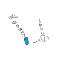 OEM 2007 Mercury Milan Coil Spring Diagram - 8E5Z-5310-G