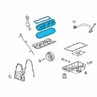 OEM 2014 Cadillac CTS Valve Cover Diagram - 12637686