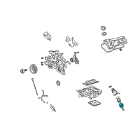 OEM 2006 Lexus IS250 Cap Assy, Oil Filter Diagram - 15620-31050