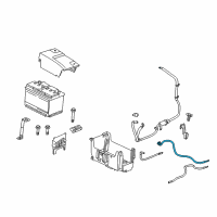 OEM 2013 Chevrolet Malibu Negative Cable Diagram - 26679376