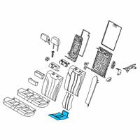 OEM 2019 BMW 640i xDrive Gran Turismo Seat Heater Pad Diagram - 52207397837