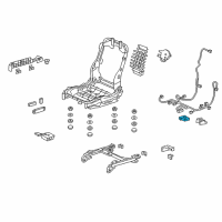 OEM 2017 Acura TLX Unit Assembly, Seat Weight Sensor Diagram - 81169-TZ3-A11