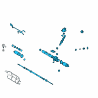 OEM Toyota Camry Gear Assembly Diagram - 44250-06131