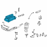 OEM 2012 Honda CR-V Set, Canister Assembly Diagram - 17011-T0A-A01