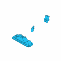 OEM 2008 Kia Rio Lamp Assembly-License Plate Diagram - 925021G000