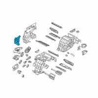 OEM Hyundai Mode Actuator Diagram - 97154-3M000