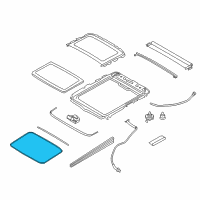 OEM 2015 BMW X1 Surrounding Seal Diagram - 54-10-7-430-946