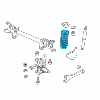 OEM 2021 Ford F-350 Super Duty Coil Spring Diagram - 5C3Z-5310-BA