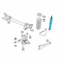 OEM 2017 Ford F-250 Super Duty Shock Diagram - HC3Z-18124-C