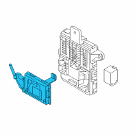 OEM 2018 Hyundai Santa Fe Brake Control Module And Receiver Unit Assembly Diagram - 95400-B8FO0