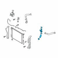 OEM Kia Filler Neck Assembly-Radiator Diagram - 25329B2500