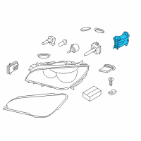 OEM 2012 BMW 750i xDrive Insert, Direction Indicator, Left Diagram - 63-11-7-228-421