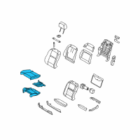 OEM 2012 BMW X6 Sports Seat Upholstery Parts, Leather Diagram - 52-10-7-277-567