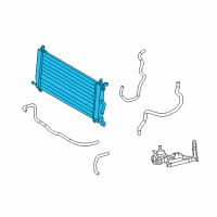 OEM Lexus RX400h Radiator Assembly Diagram - G9010-48010