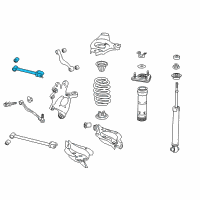 OEM 2020 Lexus IS350 Rear Upper Control Arm Assembly No.1 Diagram - 48770-30151