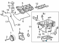 OEM Drain Plug Diagram - 11602884