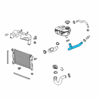 OEM 2021 Chevrolet Trax Reservoir Hose Diagram - 95383952