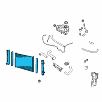 OEM Pontiac GTO Radiator Diagram - 92147801