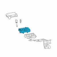 OEM Pontiac Block Asm-Engine Wiring Harness Junction Diagram - 15856516