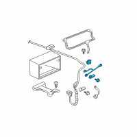 OEM 2008 Cadillac DTS Negative Cable Diagram - 22743866