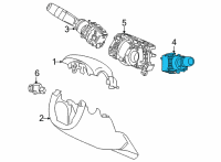 OEM 2022 Acura MDX Switch Assembly, Wiper Diagram - 35256-TYA-L71