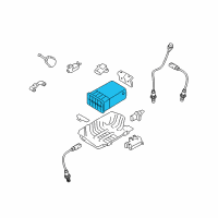 OEM Hyundai Entourage CANISTER Assembly Diagram - 31420-4D500