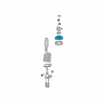 OEM 2011 Hyundai Elantra Spring Upper Seat Assembly, Right Diagram - 54623-2H100