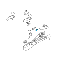 OEM 2010 Kia Rio Accessory Socket Assembly Diagram - 951201G110