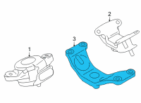 OEM 2022 Toyota GR86 Transmission Crossmember Diagram - SU003-09058