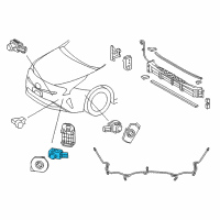 OEM Toyota Prius Park Sensor Diagram - 89341-48040-C4