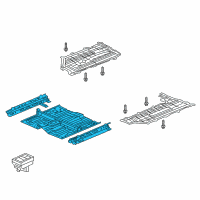 OEM Honda Floor, FR. Diagram - 65100-TR3-A50ZZ